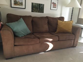 Moving sale - sleeper sofas, dining table, balcony table 1