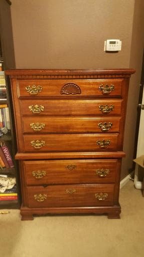MUST SELL BY WED-- Beautiful three piece Cherrywood bedroom suite 3