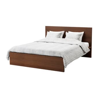 IKEA MALM bed (queen size) + mattress $200 2
