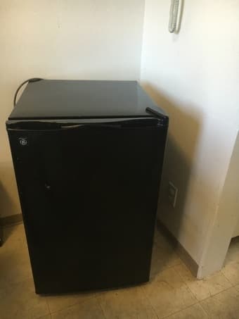 Selling GE® 4.3 CU. FT. COMPACT REFRIGERATOR for $40 OBO 3