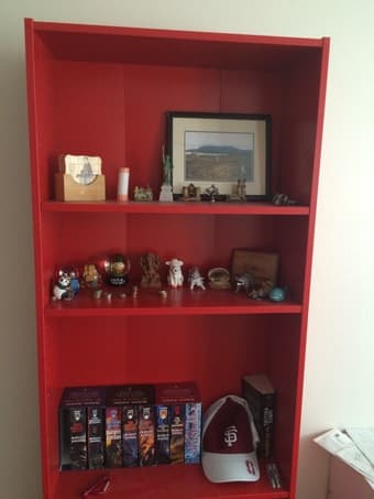 IKEA Malm Bed, Shelf Unit and Bookcase 2
