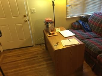 Living room for rent from 12.20-1.25, $10 per day. 2