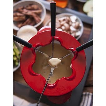 Cast Iron Fondue Set Crate & Barrel 3