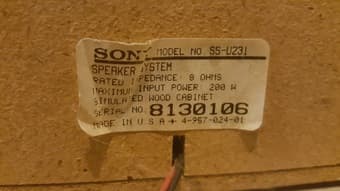 Sony Speaker System + Aiwa Speaker System and CD Stereo Cassette 3