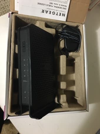 NETGEAR N300 WiFi DOCSIS 3.0 Cable Modem Router (C3000-100NAS) 2