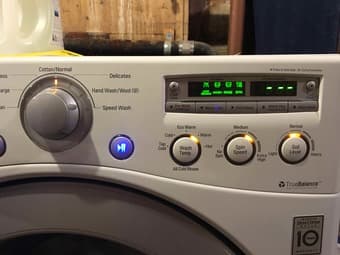 LG front-loading 4 cu ft. washing machine 2