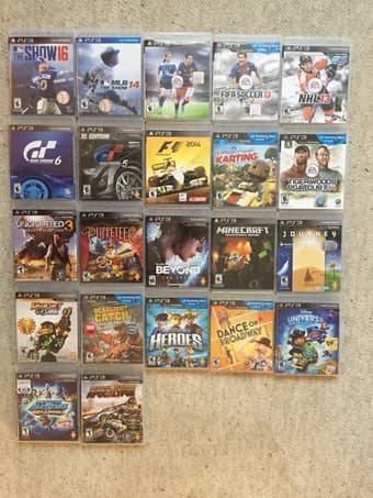 PS3 and 22 games(!) 3