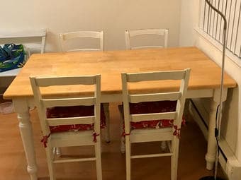 Farm House Table and Chairs 1