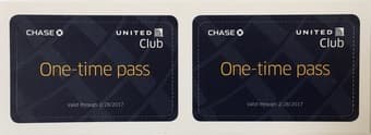 United Airlines Club Passes $20 each, $40 for 2 1