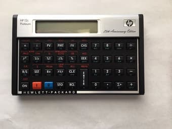 HP 12c Platinum Financial Calculator for sale 1