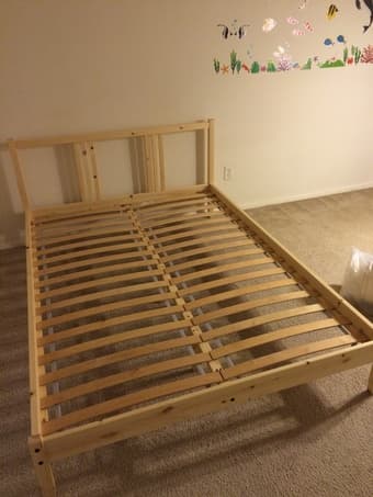 Bed frame, Mattres, base 1