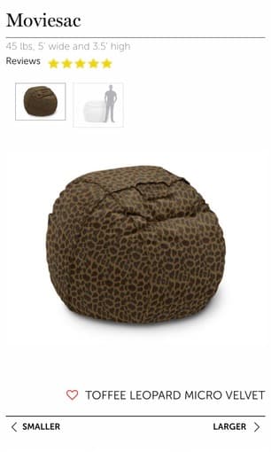 Selling ENORMOUS beanbag/pouf (Lovesac) 2