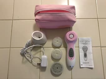 Conair Sonic Face Brush with 2 face brush 1 body brush 1