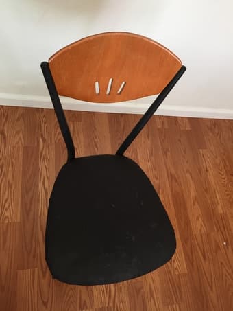 Dining Tables With five Chairs ($70) + Chair $20 + baby chair &10 2
