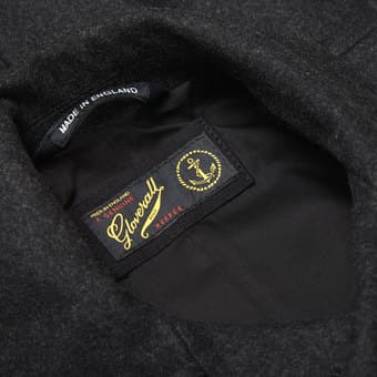 GLOVERALL MENS Reefer SLIM FIT BLACK made in ENGLAND 3