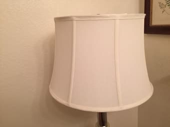 Modern Lamp - Brass and Metal - with glass pedestal 2