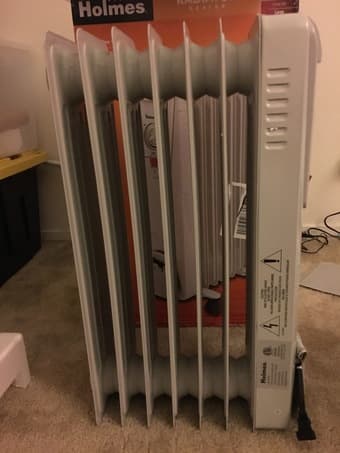 Portable oil filled radiator heater 1500w 2