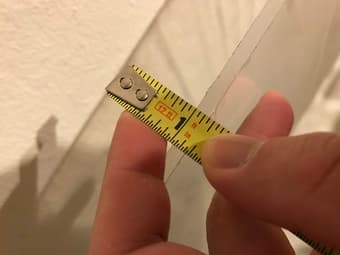 New clear acrylic board with protective film, no scratch 3