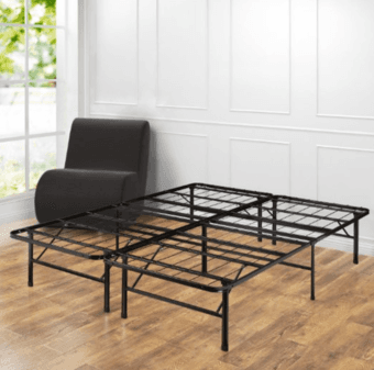 Full mattress 13 Inch and bed frame set (4 month old) 2