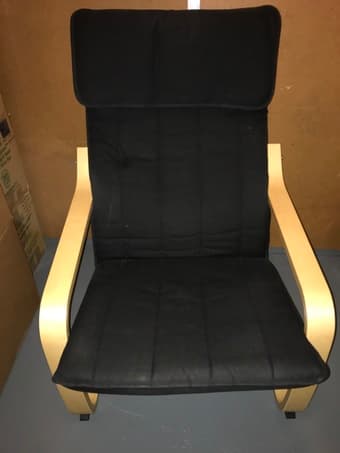 Black Ikea Poang Chair 1