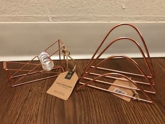 Rose Gold- Tape dispenser and letter sorter (NEW) 1