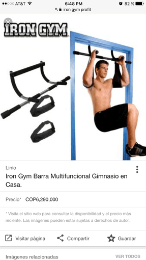 Workout Bar with straps 1
