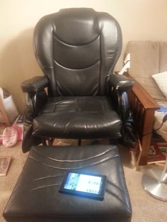 Sofa bed + Rocking chair (gift) (free Van ride) 2