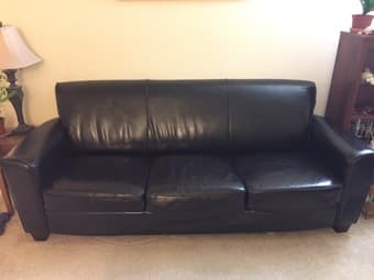 Leather Couch 1