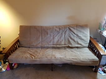 Sofa bed (free)+ Rocking chair (free) (must go until 2/19) 2