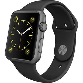 Apple Watch 38mm black sport 1