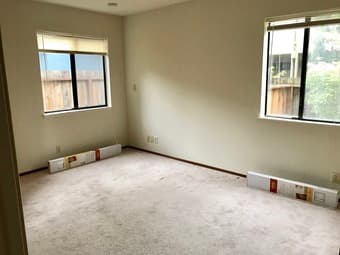 2 bedroom, 1.5 bath, private backyard, one block from University Ave 3