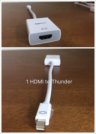 Five VGA/Thunder/HDMI Adapter for Sale, $5 each 1