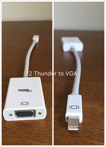 Five VGA/Thunder/HDMI Adapter for Sale, $5 each 2