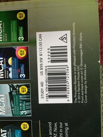Princeton Review MCAT Study Guide WITH PRACTICE QUESTIONS 2
