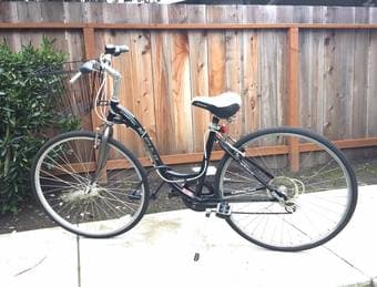 Women's hybrid road bike 1