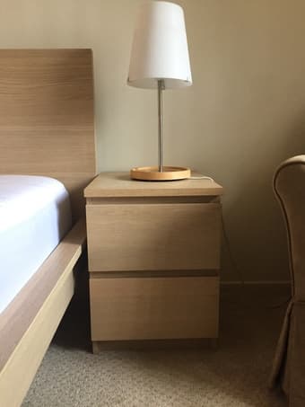 Almost new MALM bed fram + mattress 3
