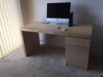 MOVING SALE - MALM desk 2