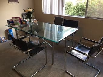 Queen size mattress and bedframe, luxury dinning table 3