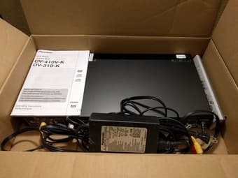 Insignia 19'' HDTV, Microsoft ergonomic keyboard, DVD player, printer 2