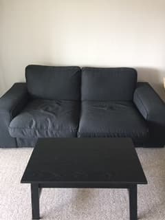 IKEA sofa very clean and great condition with free table! 1