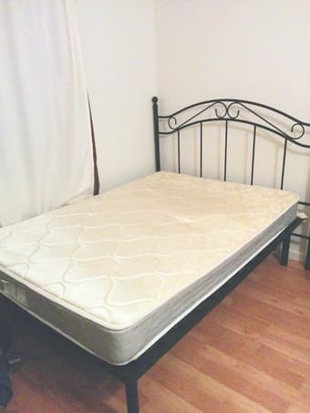 Full bed frame, mattress and headboard! 1