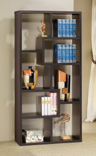 Coaster Fine Furniture 800264 Contemporary Cube Bookcase 1