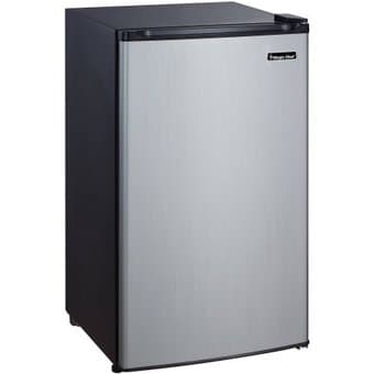 Magic Chef 3.3 cubic fridge, stainless look 2