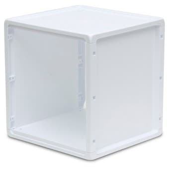 Stackable White Cube Organizer/Shelves 1