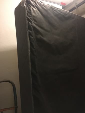 queen-sized mattress, box, mattress encasement 3