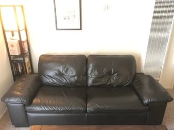 FREE Ikea Dagstorp black couch 2