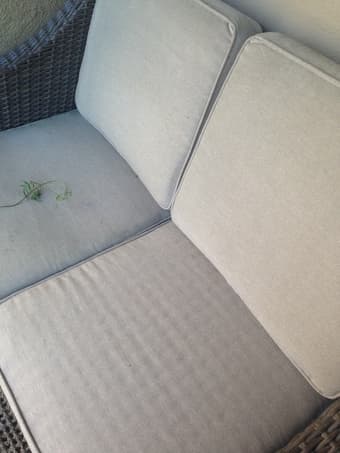 All-weather Outdoor Wicker Patio Loveseat - Like new! 2