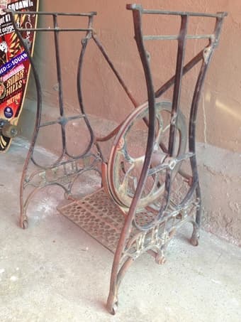 Vintage Singer Stand - Great for Table Base! 3