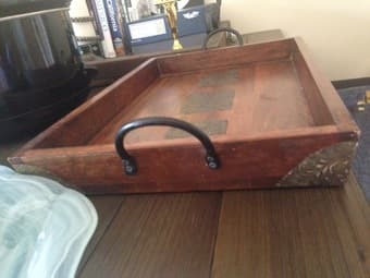 Wood Serving Tray - Never Used 2