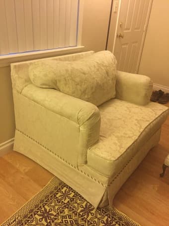 Armchair Sofa with stool 2